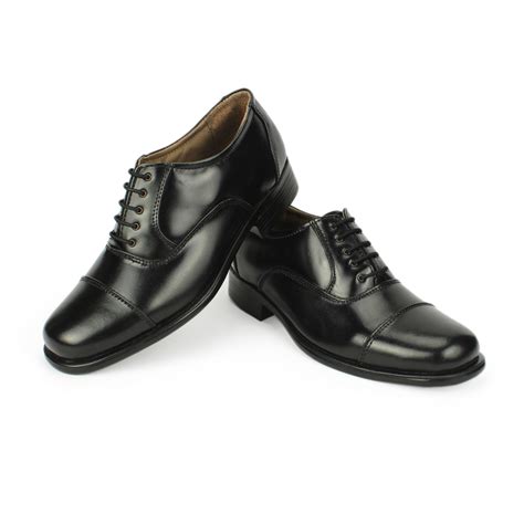 Black Oxford Shoes For Men | 100% Pure Leather | Horex®