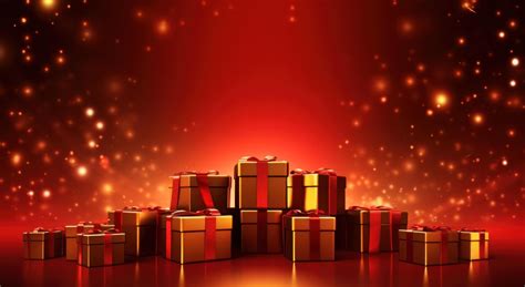 Red Christmas Gift Background Illustration 24473061 Stock Photo At