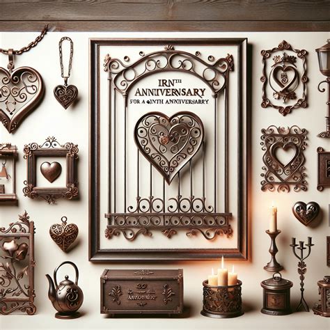 6th Wedding Anniversary: Creative Iron Gift Ideas