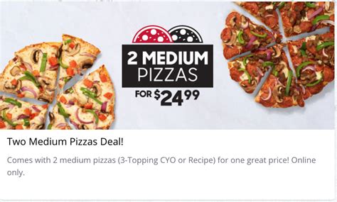 Pizza hut Canada Deals