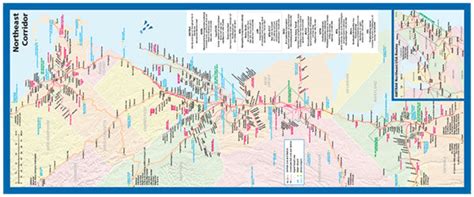 Northeast Corridor Rail Travelers Map – Hedberg Maps