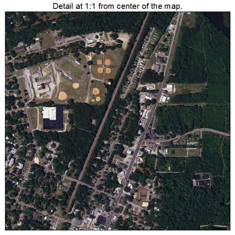 Aerial Photography Map of Ridgeland, SC South Carolina