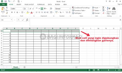 2 Cara Menghilangkan Garis Pada Microsoft Excel Bagiinformasi