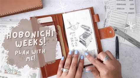 Plan With Me Hobonichi Weeks Youtube