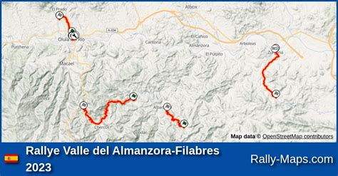 Mapy Zaplanuj Rallye Valle Del Almanzora Filabres 2023 RajdTrasa Pl