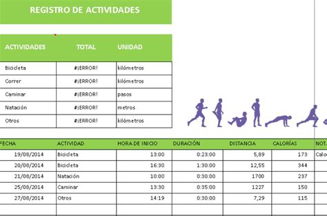 Plantilla Excel Rutina De Gimnasio Descargar Gratis