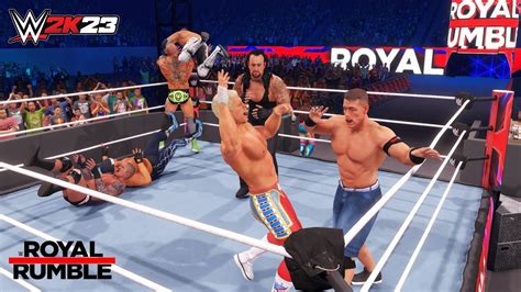 WWE 2K23 30 Man Royal Rumble Match YouTube