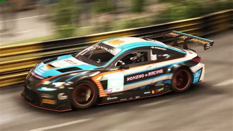 Assetto Corsa Hotlap Lexus RC F GT3 In Macau Guia Circuit YouTube