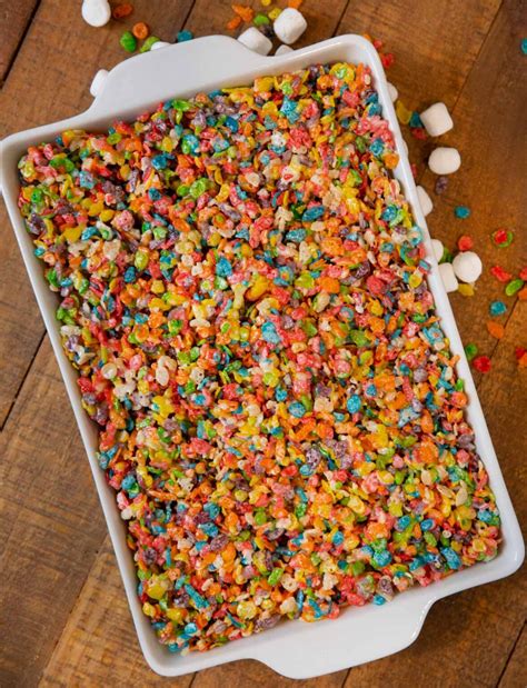 Fruity Pebbles Treats Recipe Done In 10 Minutes Dinner Then Dessert