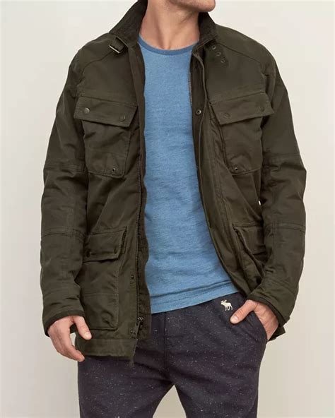 Mens Waxed Premium Utility Twill Jacket Mens Outerwear And Jackets