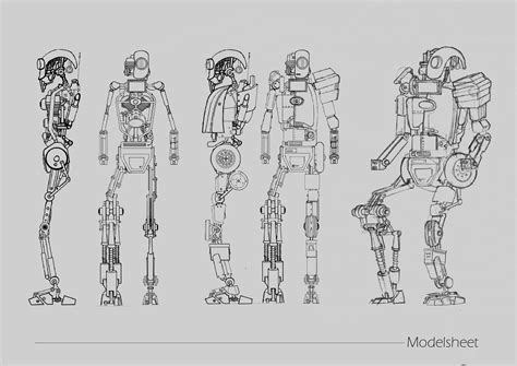 Robot Design Modelsheet by DeceptiveArt on DeviantArt