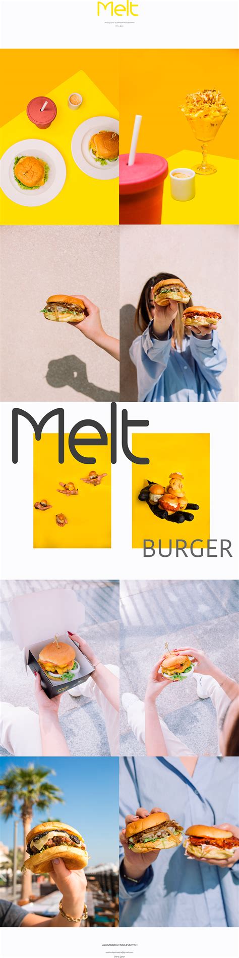 MELT BURGER on Behance