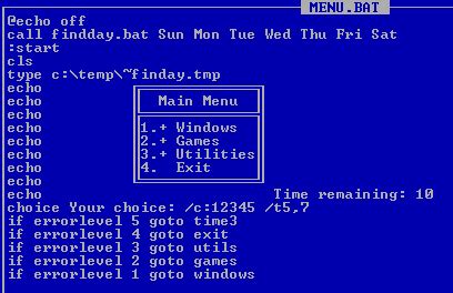 How To Make Dos Menus