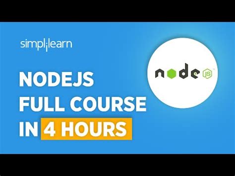 Learn Node JS Full Course Learn Node JS In 4 Hours Node JS Tutorial