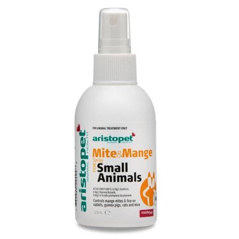 Aristopet Mite And Mange Spray For Small Animals 125ml