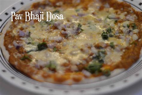 Pav Bhaji Dosamumbai Street Style Pav Bhaji Dosa Recipe Indian