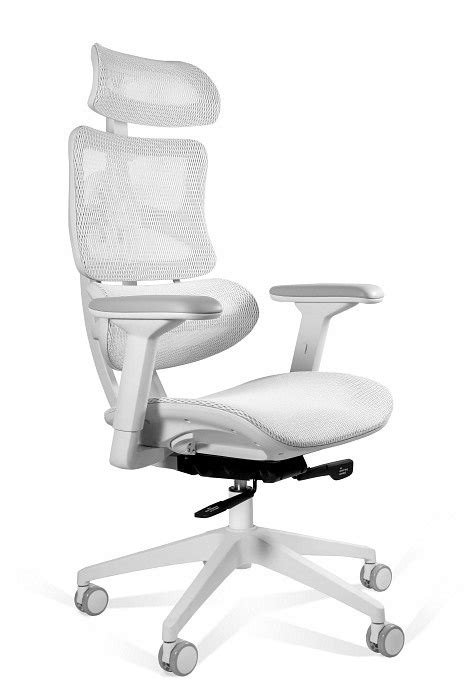 Ergonomiczny fotel biurowy biały regulacje design CM B137 Cena