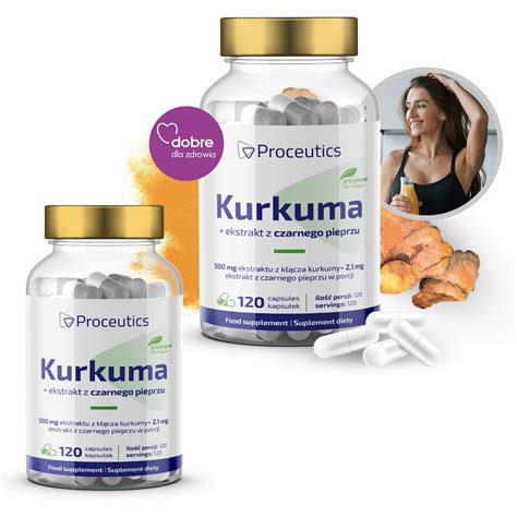 Kurkuma Czarny Pieprz Turmeric Piperyna 120 Kaps 15020581884 Allegro Pl