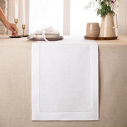 Amazon D Moksha Homes Linen Table Runner 14 X 36 Inch 100 Pure