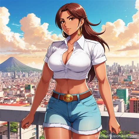 Latina Woman In Mexico City Street Stable Diffusion Online