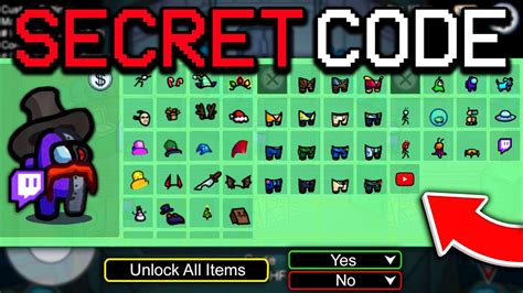 Secret Code To Unlock All New Skins Pets Hats For Free In Among Us