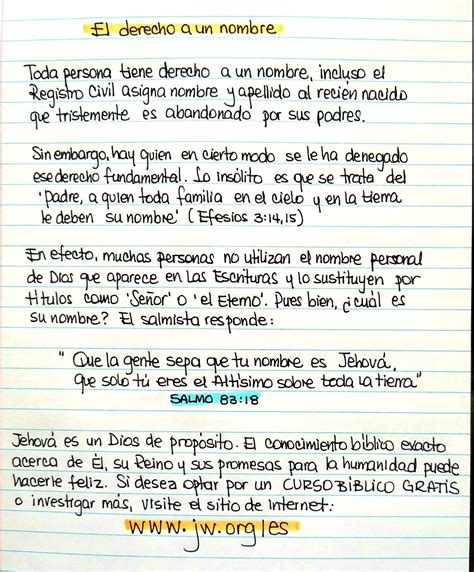 Papel Carta Jw Campa A Qu Es El Reino De Dios Ff