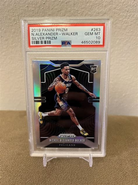 Panini Prizm Silver Nickeil Alexander Walker Rookie Rc Psa