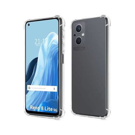 Funda Silicona Antigolpes Transparente Para Oppo Reno 8 Lite 5g Con