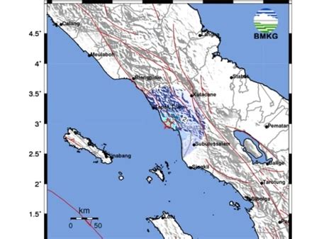 Pusat Gempa Hari Ini April M Di Darat Km Tenggara Kab