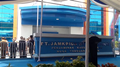 Resmikan Gedung PT Jamkrida NTT Gubernur VBL Tantang Jamkrida Bisa