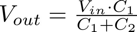 Capacitor Voltage Divider Equation Riset