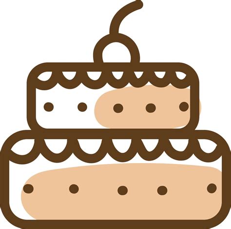 Bakery Wedding Cake Illustration Vector On A White Background