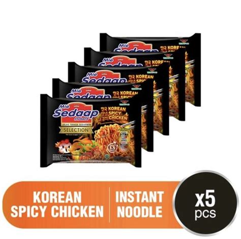 Mie Sedaap Korean Spicy Chicken 5 Pcs Lazada Indonesia