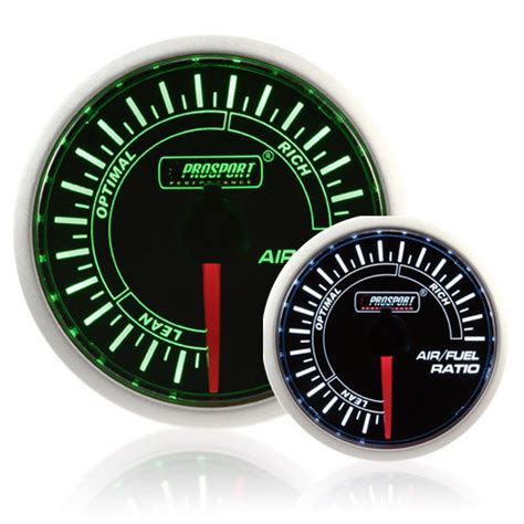 Mm Prosport Smoked Super Green White Air Fuel Ratio Gauge R Spec