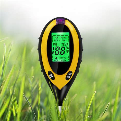 De Wireless Soil Thermometer Hygrometer Smart Soil Tester Lcd Digital