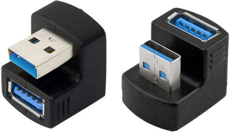 QIANRENON U Form Winkel USB 3 1 Adapter Konverter 10 Gbps 180 Grad USB