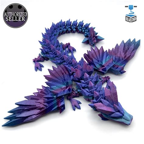 Articulating 18 Crystal Winged Dragon BEST SELLER Etsy