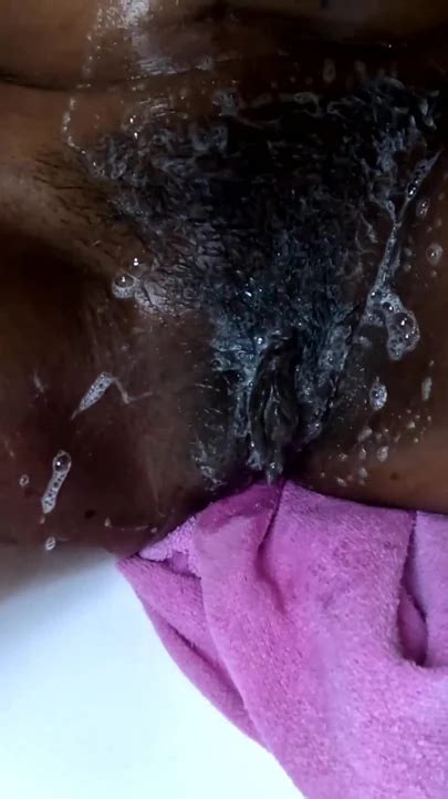 Skinny Indian Shaving Her Hairy Vagina Clip 1 South African Amateur