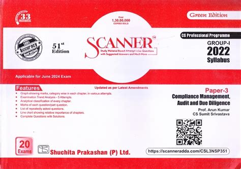 Scanner Cs Professional Programme Group I Syllabus Paper