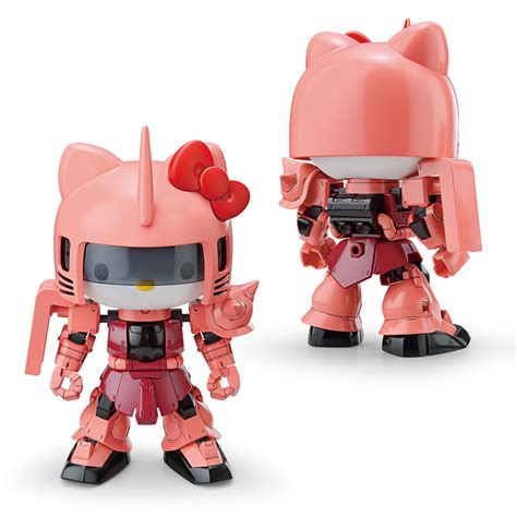 Moko Select Bandai Gunpla Hello Kitty X Ms 06s Chars Zaku Ii [sd