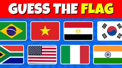 🚩 Guess The Country By The Flag 🌍 World Flags Quiz 🧠🤯 Youtube