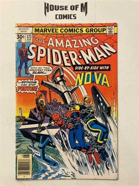 Amazing Spider Man 171 Bronze Age Gem Starring Nova Catawiki