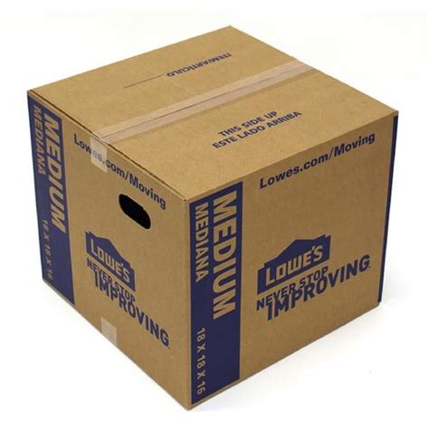 18 In W X 16 In H X 18 In D Moving Box Classic Medium Cardboard Moving Boxes With Handle Holes