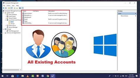 How To See All Existing User Accounts On Windows 10 YouTube