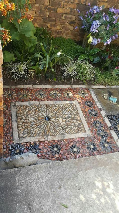 Pebble Mosaics By Sp Botha Owner Of Designer Gardens Landscaping