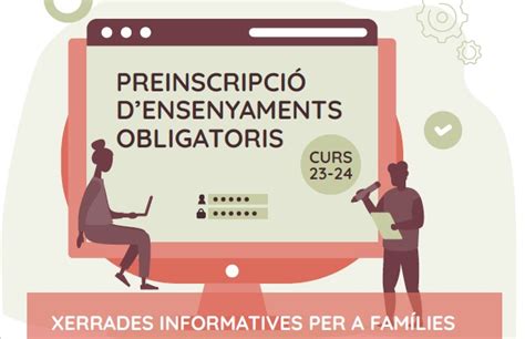 Xerrades informatives per a famílies sobre la preinscripció d I3 i 1r d ESO