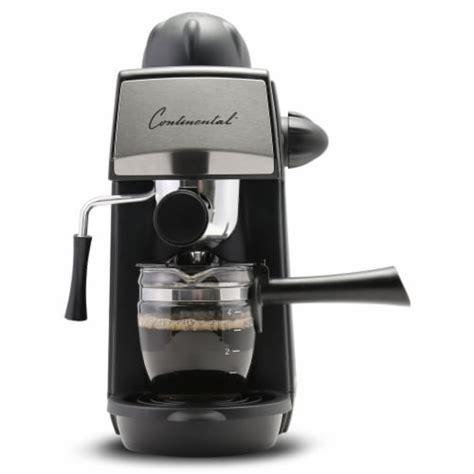 Continental 4 Cup 4 Bar Espresso Maker Black 4 Cup Kroger