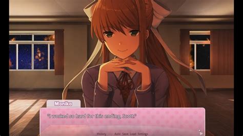 Doki Doki Literature Club Monika After Story Mode Unitvsa