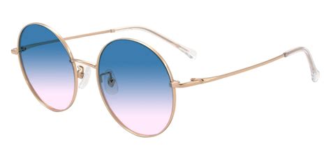 Altoona Round Rose Gold Prescription Sunglasses Women S Sunglasses Payne Glasses