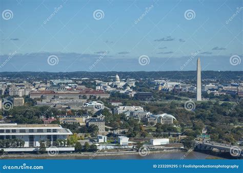 Breathtaking Aerial View Of The Washington Dc Skyline Editorial Image